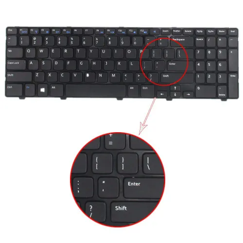 Lapmate Laptop Keyboard for Dell Inspiron 15