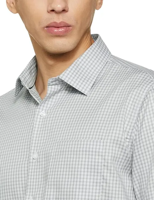 Van Heusen Formal Checkered Shirt for Men