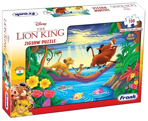 Frank Disney The Lion King Jigsaw Puzzle (108 Pieces) for Kids Above 6+ Years