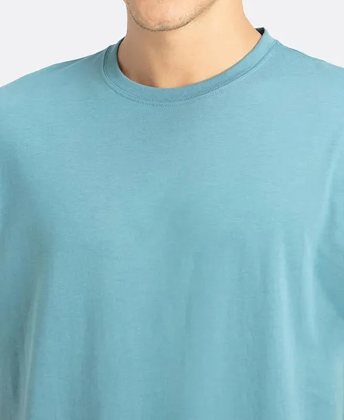 Jockey 2714 Men's Super Combed Cotton Rich Solid Round Neck Half Sleeve T-Shirt
