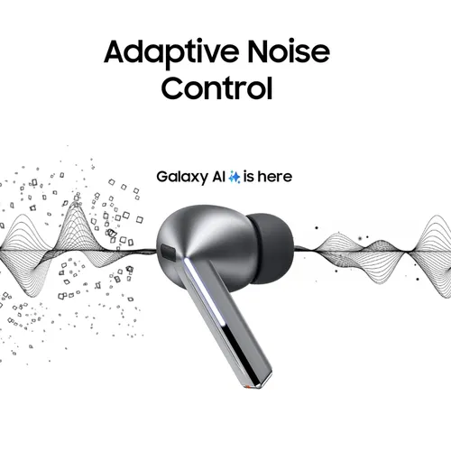 Samsung Galaxy Buds 3 Pro (Silver) with Galaxy AI 