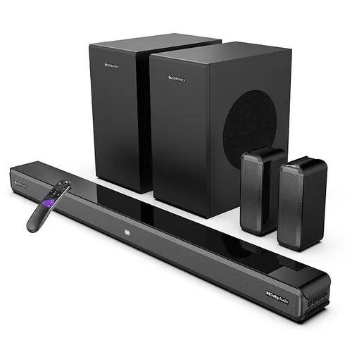 ZEBRONICS Juke BAR 9551 Soundbar, 5.2 Surround, Dolby Audio