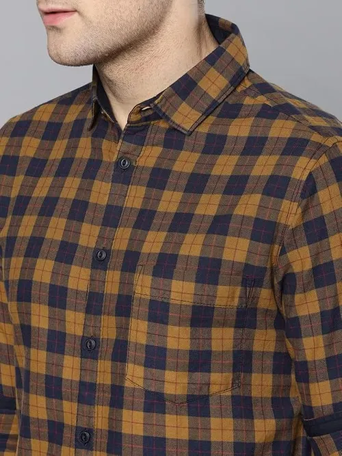 Dennis Lingo Men's Slim Fit Casual Shirts